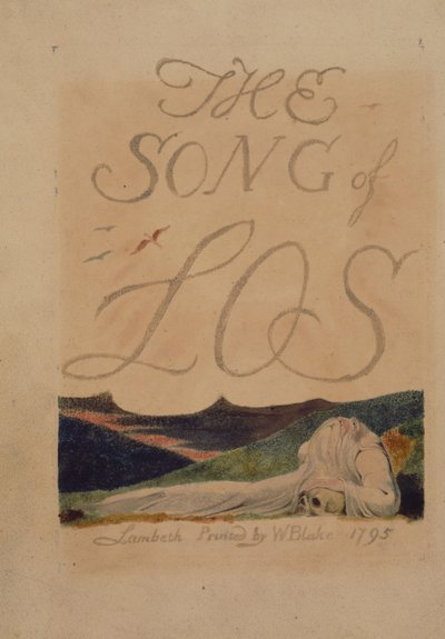 Plate 2 from The Song of Los, copy B, in the collection of the Library of Congress by William Blake